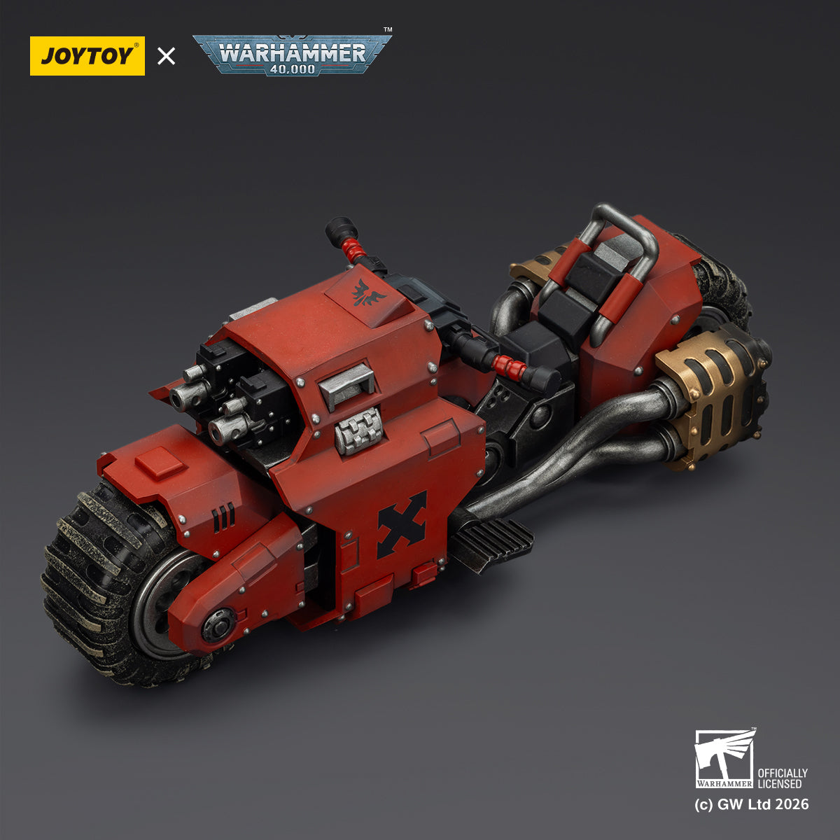 Pre-order Blood Angels Raider-pattern Combat Bike with twin-linked bolt rifles