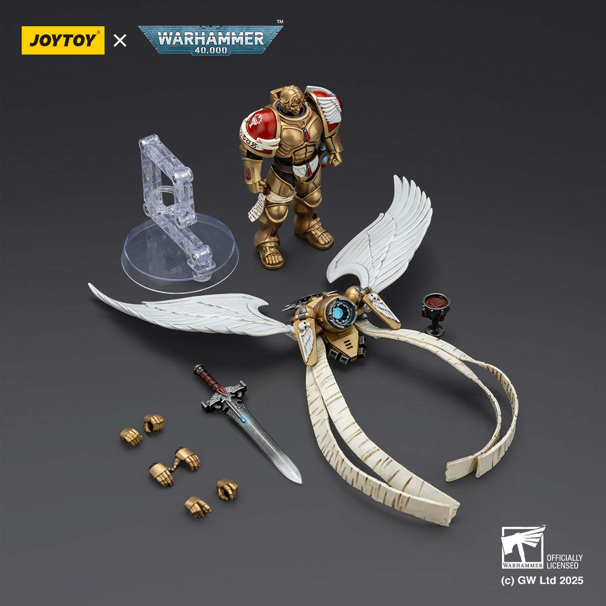 Pre-order JOYTOY Blood Angels The Sanguinor with Encarmine Broadsword