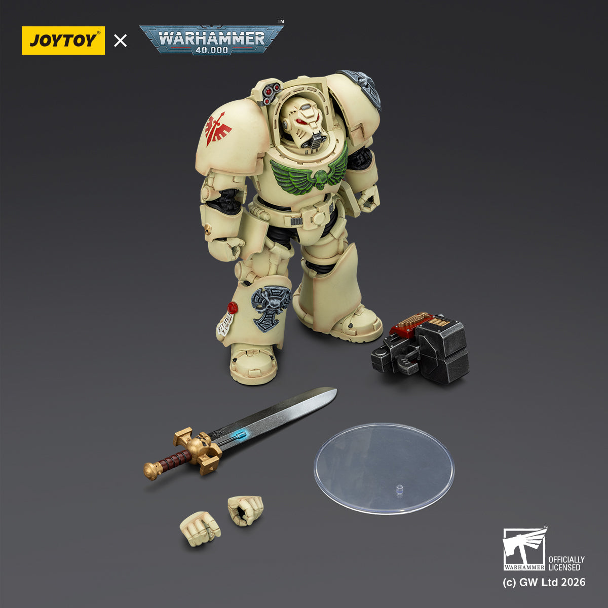 Dark Angels Deathwing Terminator 1 with Power Sword and Storm Bolter