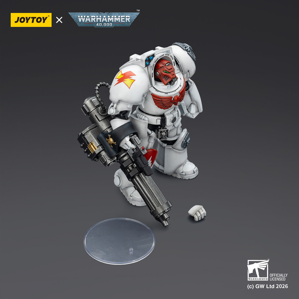 White Scars Terminator 3 with Power Fist and Assault Cannon