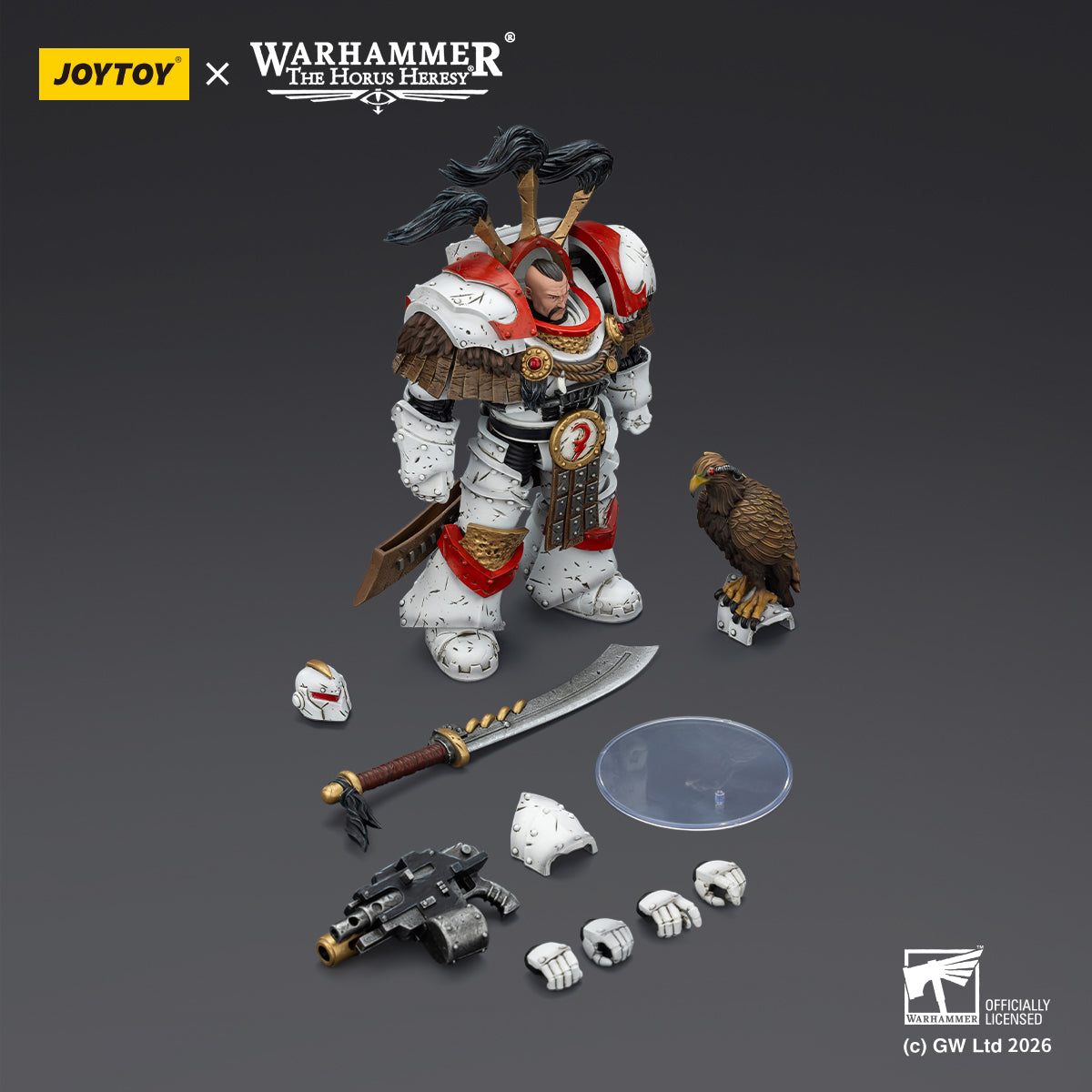 Pre-order White Scars Legion Praetor in Cataphractii Terminator Armour with Cyber Hawk, Chogorian sword and combi-melta