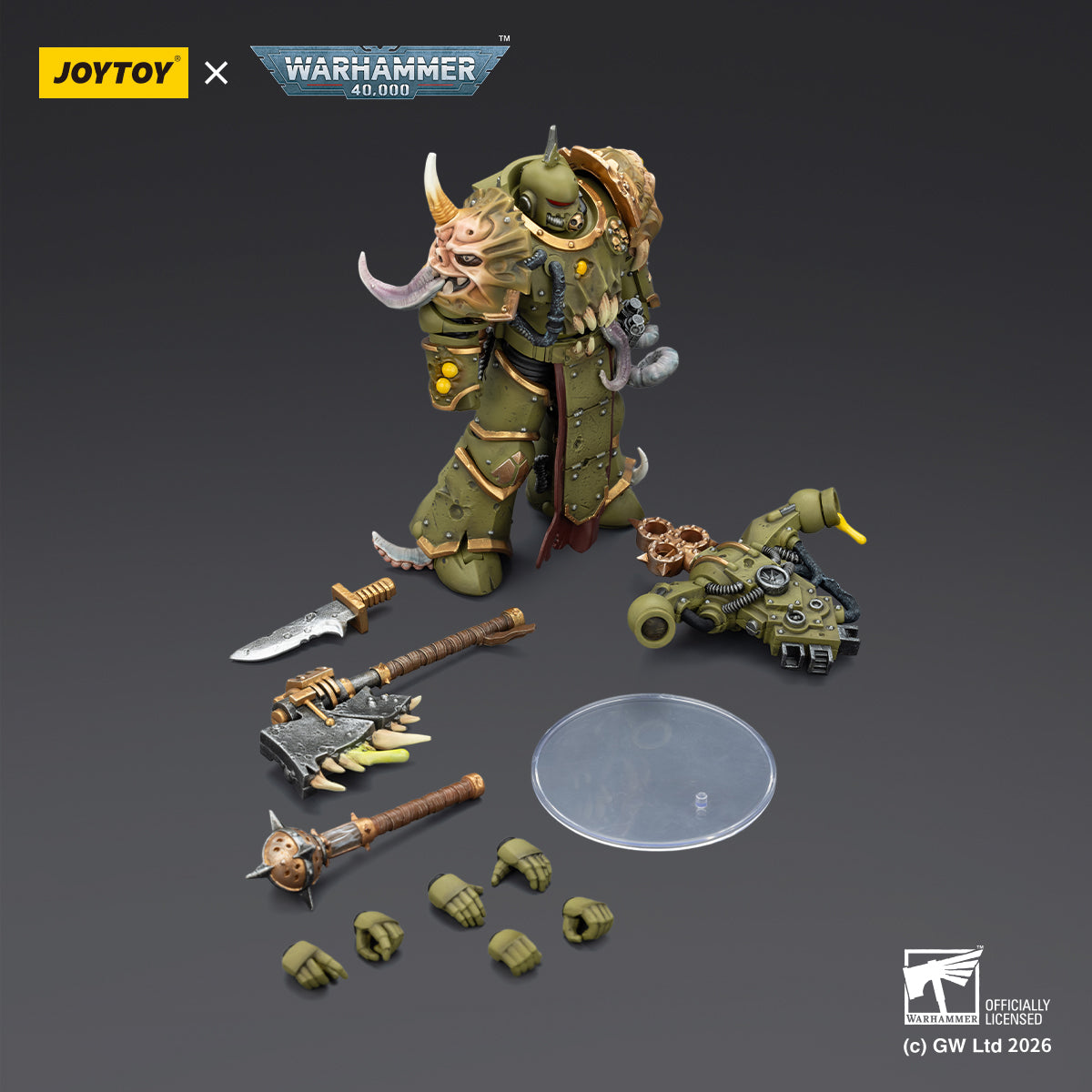 Pre-order Death Guard Plague Marine with Bubotic axe and Plague Knife