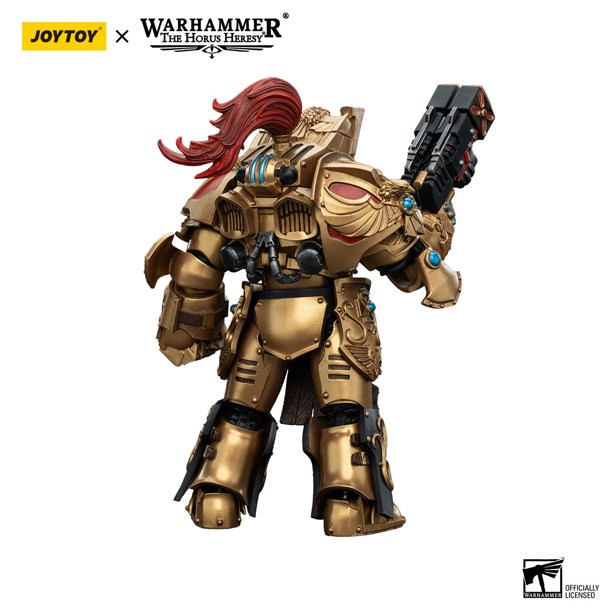 joytoy  Warhammer The Horus Heresy  Scale：1/18  Legio Custodes Aquilon Terminator Squad Aquilon with twin-linked Adrathic Destructor