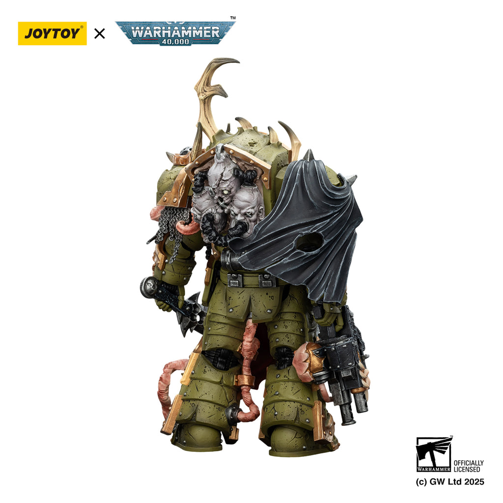 JOYTOY  Warhammer 40,000   Scale：1/18   Death Guard Blightlord Terminator 3 with Combi-bolter and Bubotic Blade
