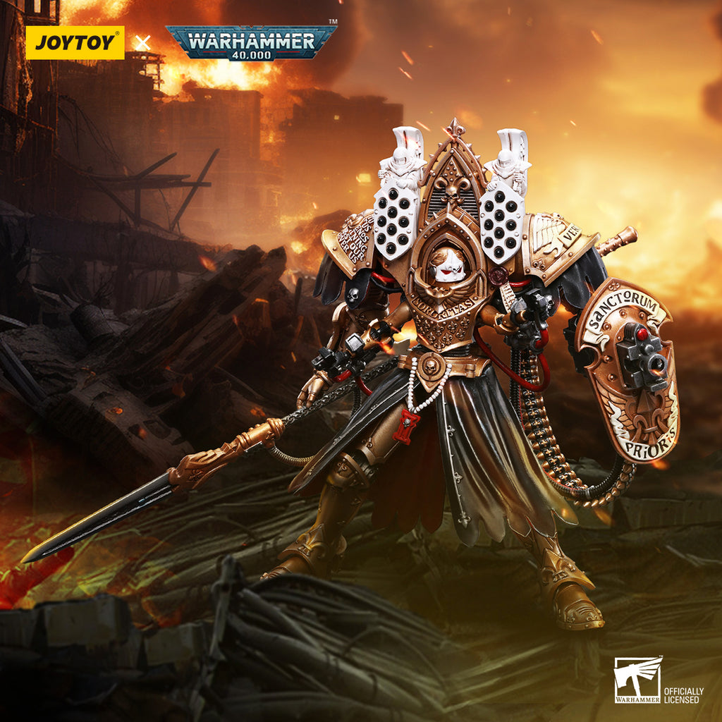 JOYTOY   Warhammer 40,000   Scale：1/18   Adepta Sororitas Abbess Sanctorum Morvenn Vahl