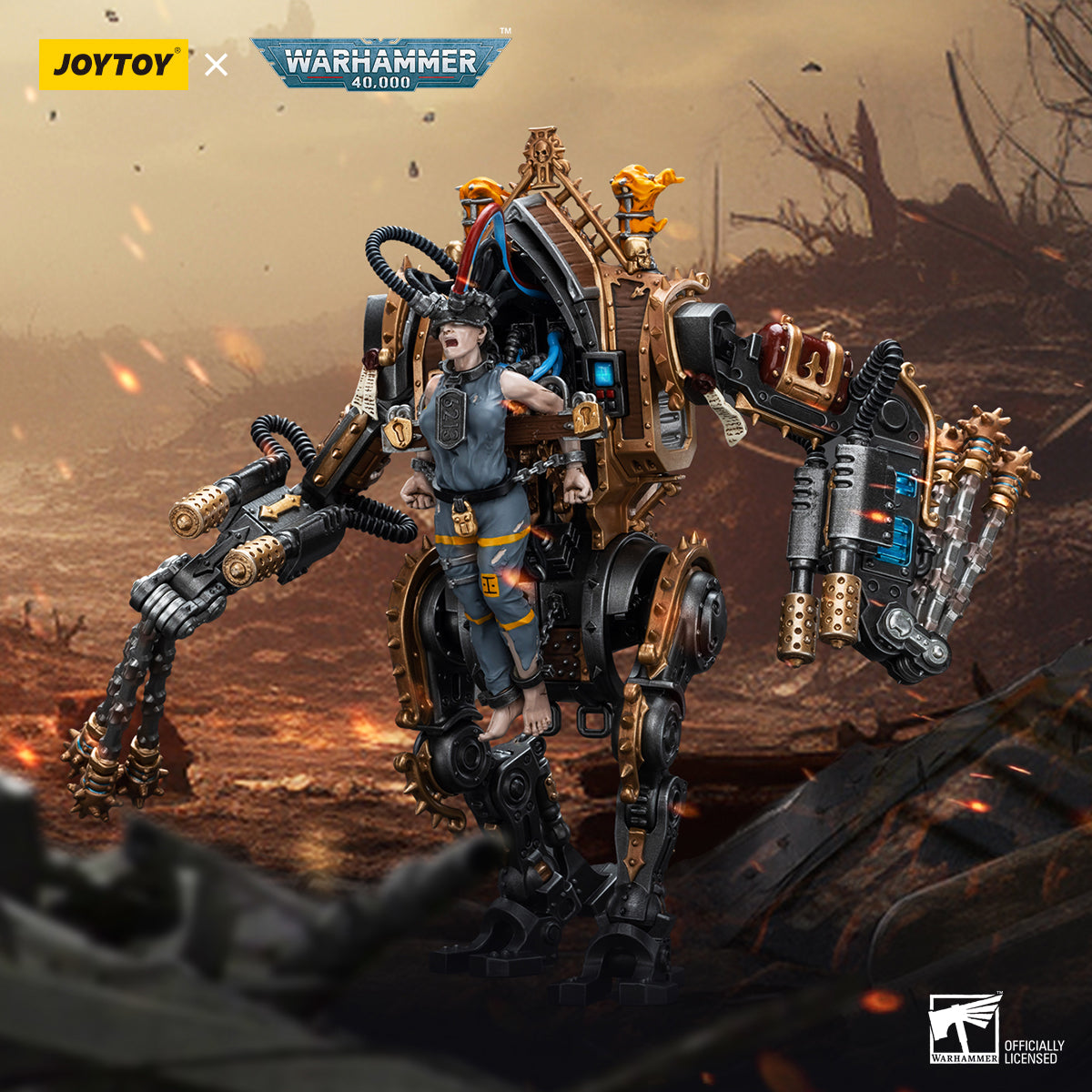 JOYTOY   Warhammer 40,000   Scale：1/18   Adepta Sororitas Penitent Engine with Penitent Flails