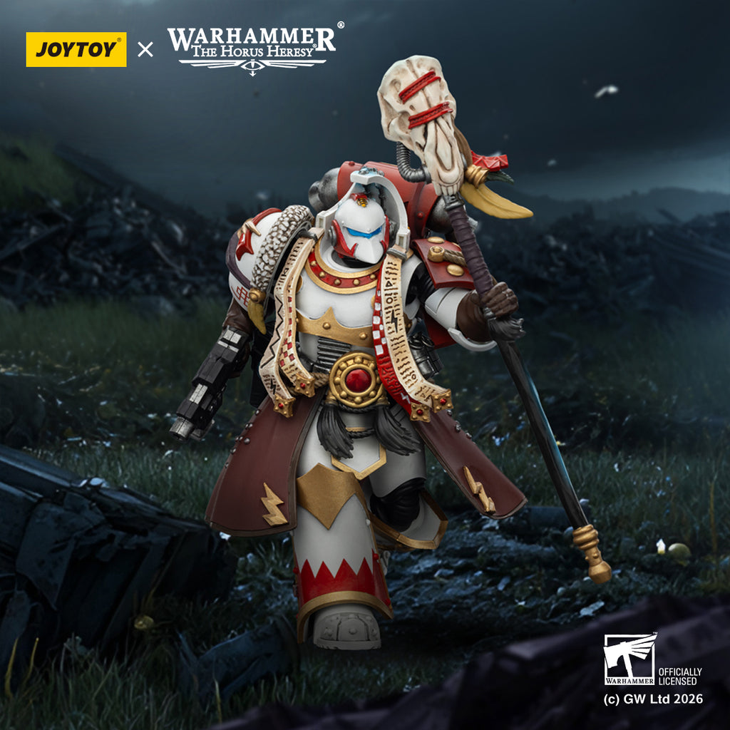 Pre-order White Scars Stormseer Consul with Force Staff and Bolt Pistol