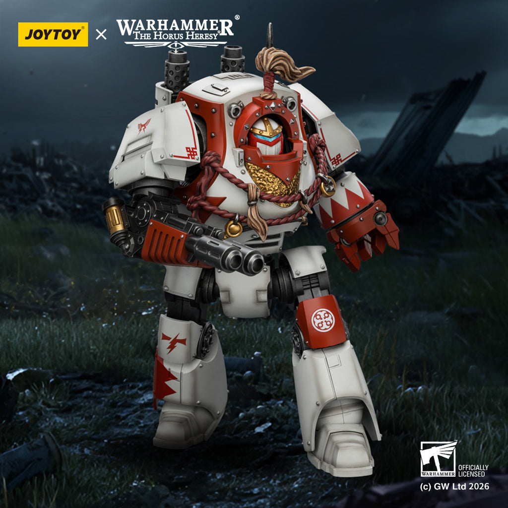 Pre-order JOYTOY White Scars Contemptor Dreadnought with Melta Cannon and Gravis power fist