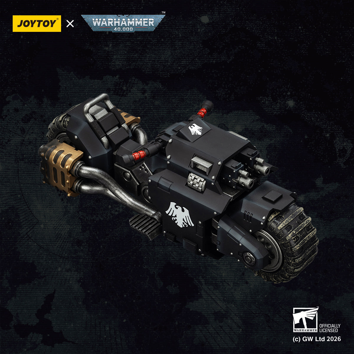 Pre-order Raven Guard Raider-pattern Combat Bike with twin-linked bolt rifles