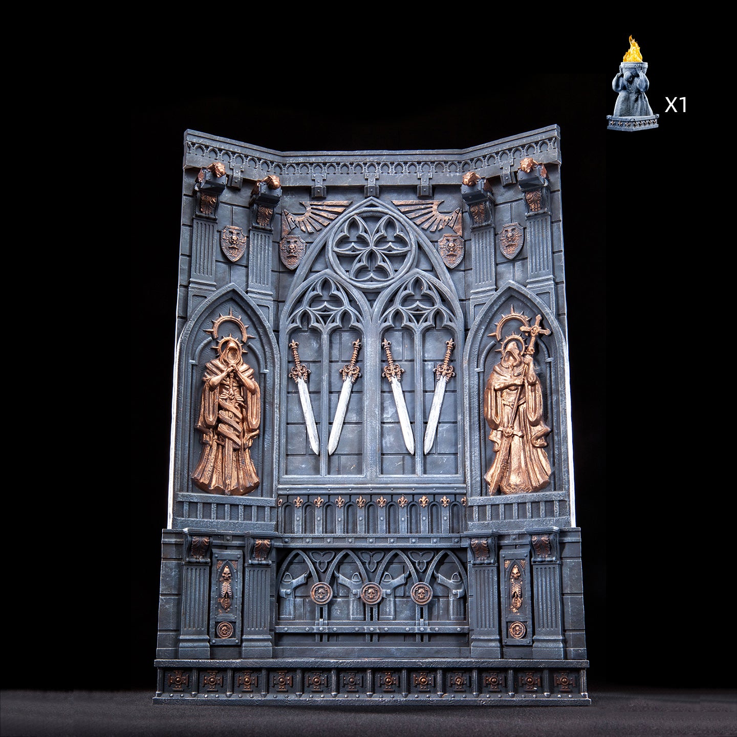 Universal JOYTOY Warhammer Chapter Primarch Throne Action Figure Model Display Collectible