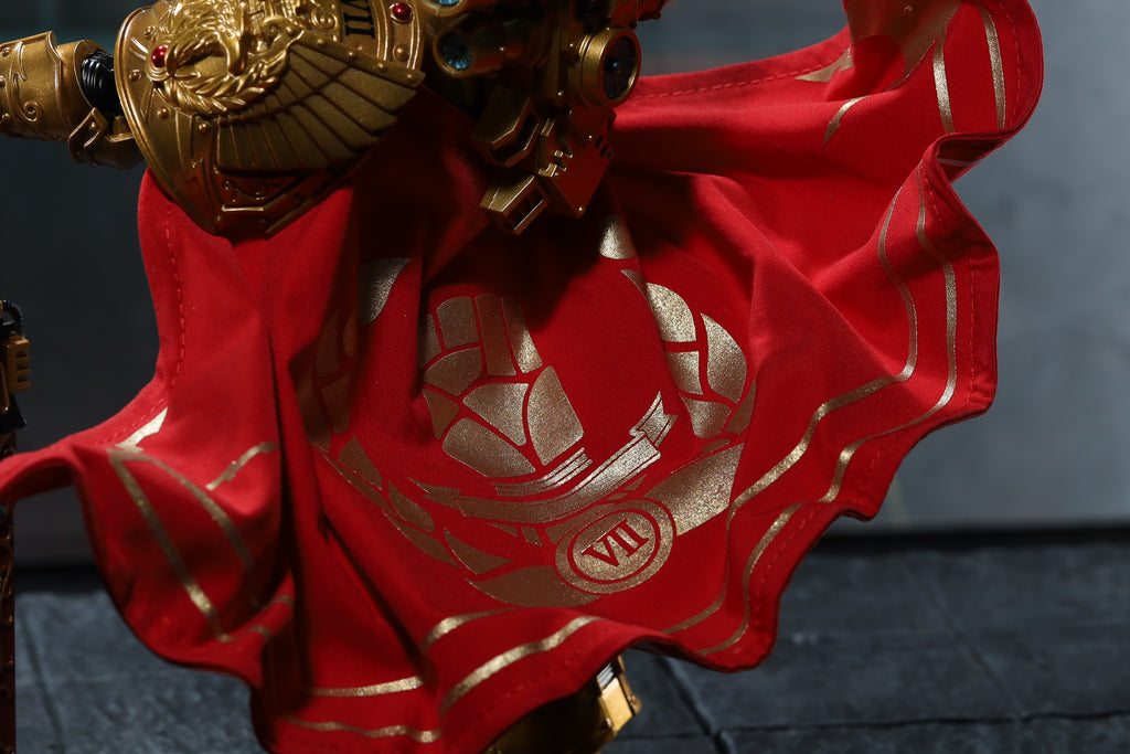 JOYTOY Warhammer 30K Imperial Fists Rogal Dorn VII Legion Primarch Action Figure Model Cloak Accessory Collectible