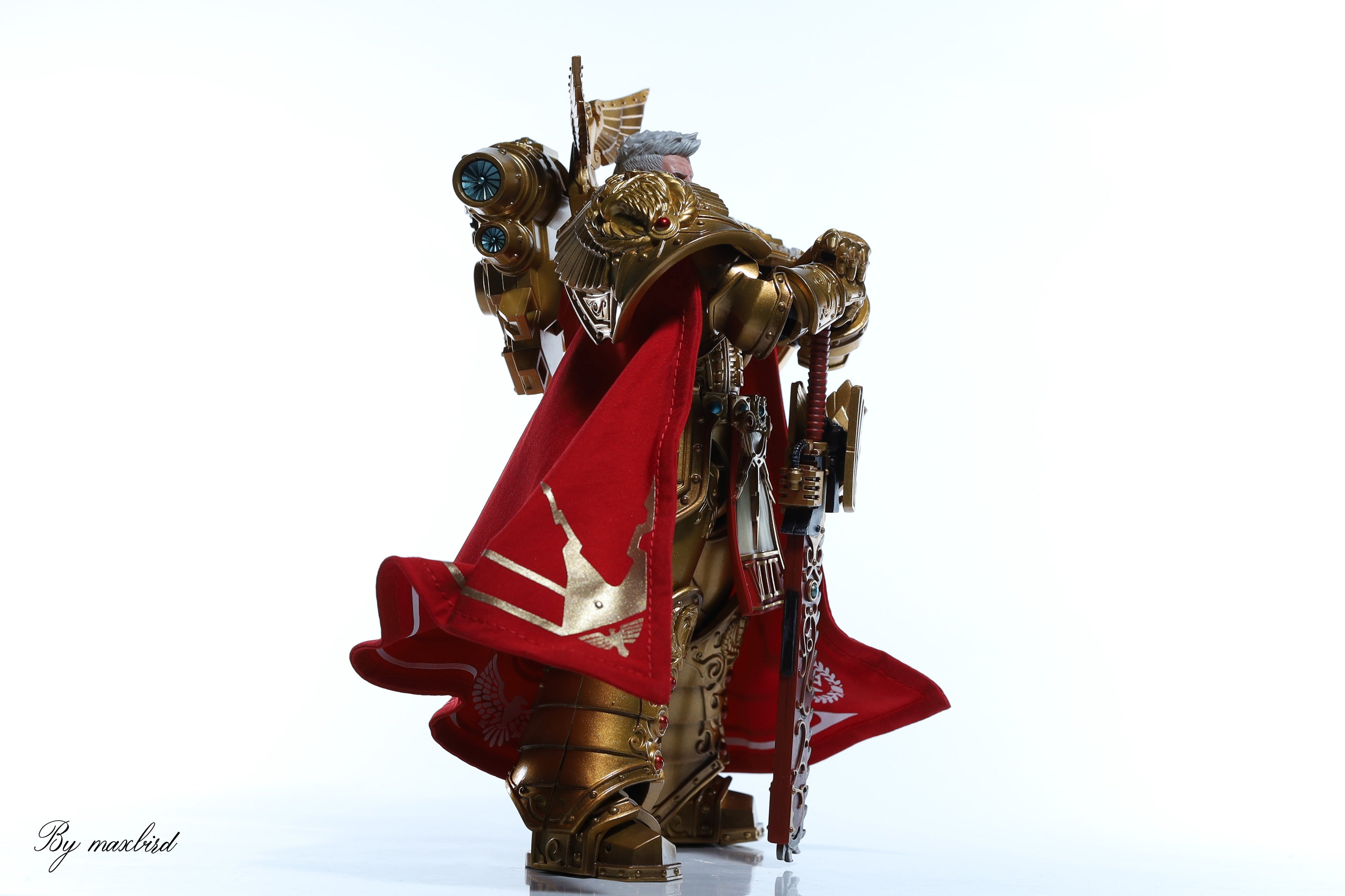 JOYTOY Warhammer 30K Imperial Fists Rogal Dorn VII Legion Primarch Action Figure Model Cloak Accessory Collectible