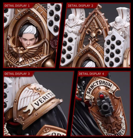 JOYTOY   Warhammer 40,000   Scale：1/18   Adepta Sororitas Abbess Sanctorum Morvenn Vahl