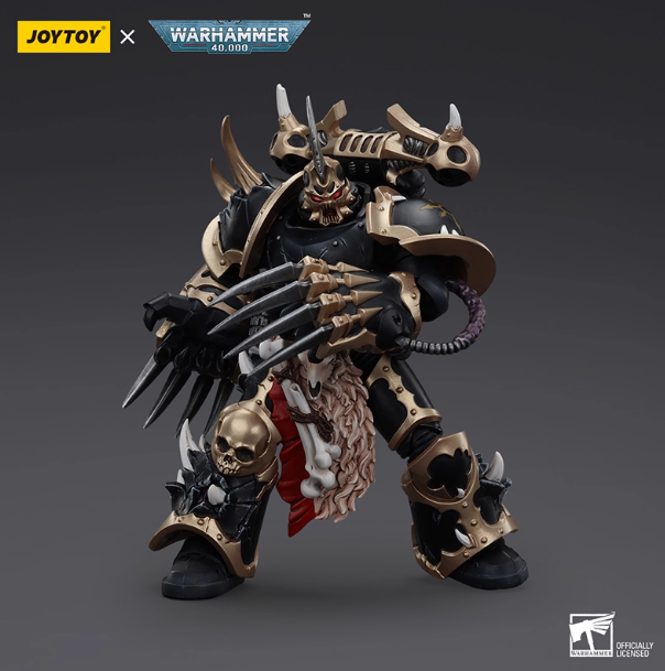 JOYTOY    Warhammer 40,000   Scale：1/18    Chaos Space Marines Black Legion Chosen with Lightning Claws