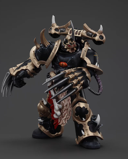 JOYTOY    Warhammer 40,000   Scale：1/18    Chaos Space Marines Black Legion Chosen with Lightning Claws