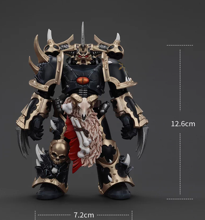 JOYTOY    Warhammer 40,000   Scale：1/18    Chaos Space Marines Black Legion Chosen with Lightning Claws