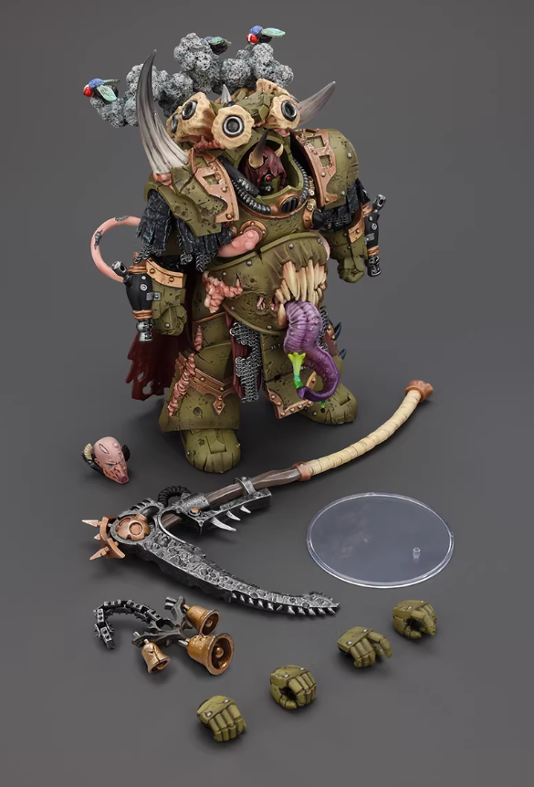Pre-order Death Guard Deathshroud Terminator Champion with Manreaper and Plaguespurter Gauntlets