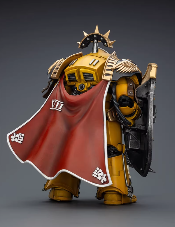 Imperial Fists Legion Praetor in Tartaros Terminator Armour with Power Sword and Vigil Storm Shield