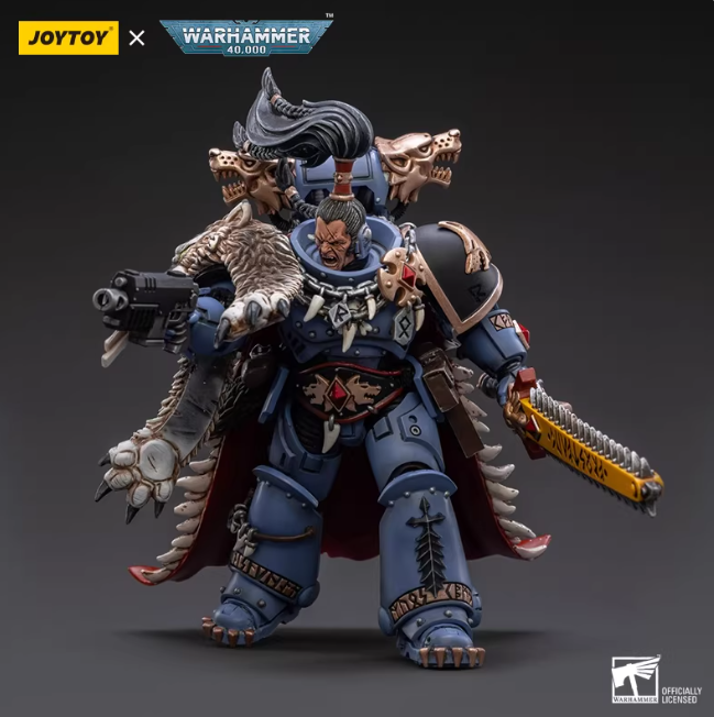 JOYTOY  Warhammer 40,000   Scale：1/18  Space Wolves Ragnar Blackmane