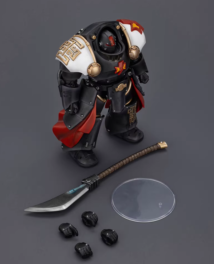 White Scars Ebon Keshig Terminator 2 with Power Glaive