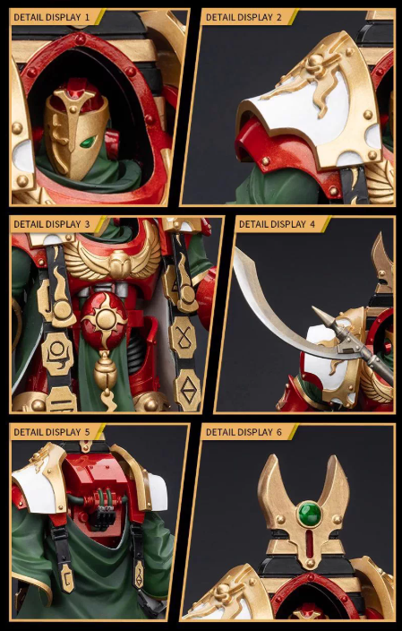 JOYTOY   Warhammer The Horus Heresy  Scale：1/18  Thousand sons Legion Praetor in Cataphractii  Terminator Armour