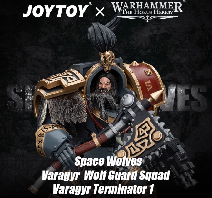 JOYTOY   Warhammer The Horus Heresy   Scale：1/18   Space Wolves Varagyr Wolf Guard Squad Varagyr Terminator 1