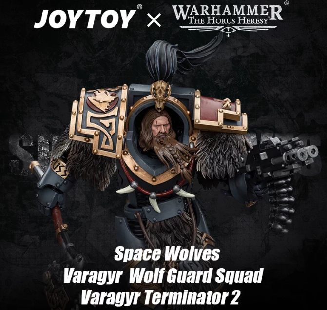 JOYTOY   Warhammer The Horus Heresy   Scale：1/18    Space Wolves Varagyr Wolf Guard Squad Varagyr Terminator 2