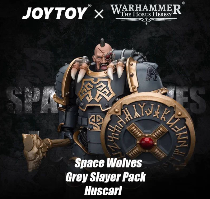 JOYTOY   Warhammer The Horus Heresy   Scale：1/18   Space Wolves Grey Slayer Pack Huscarl