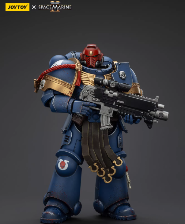 JOYTOT Scale：1/18"Warhammer  40,000"Ultramarines Sergeant Gadriel-Collectors Edition