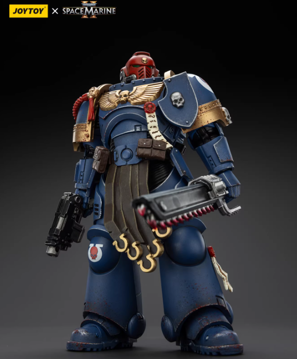 JOYTOT Scale：1/18"Warhammer  40,000"Ultramarines Sergeant Gadriel-Collectors Edition