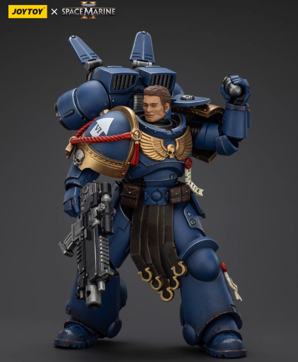 JOYTOT Scale：1/18"Warhammer  40,000"Ultramarines Sergeant Gadriel-Collectors Edition