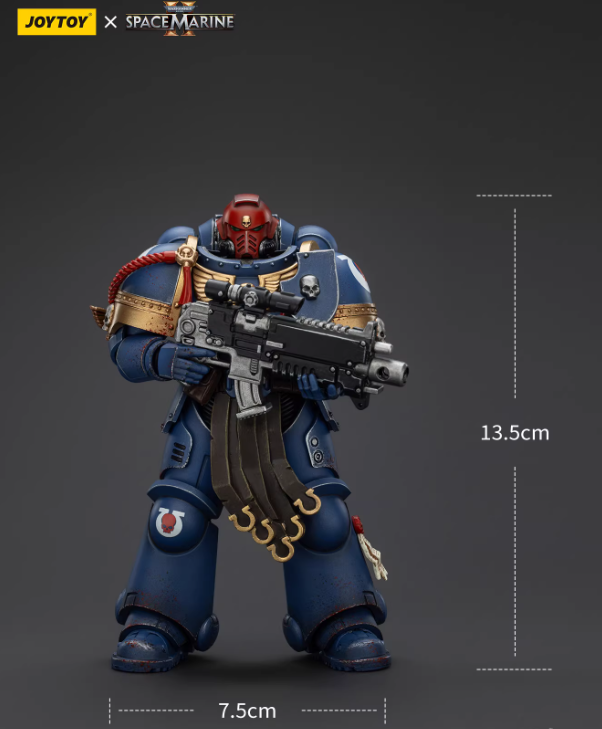 JOYTOT Scale：1/18"Warhammer  40,000"Ultramarines Sergeant Gadriel-Collectors Edition