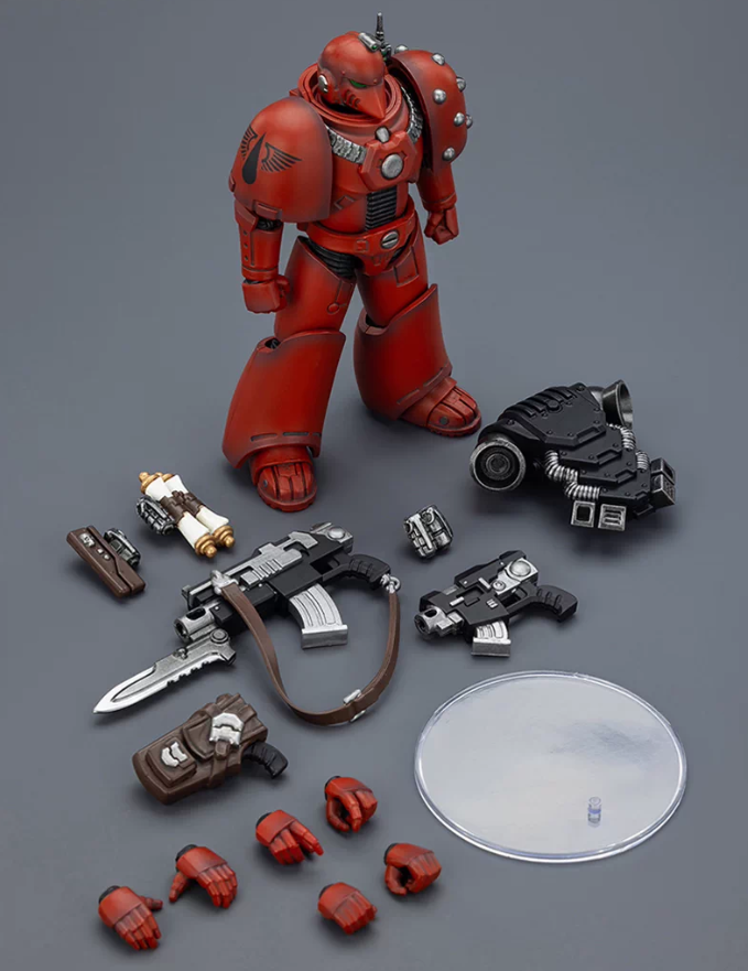 JOYTOY   Warhammer The Horus Heresy  Scale：1/18  Blood Angels MKVI Tactical Legionary