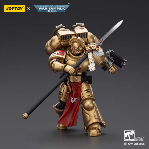 JOYTOY   Warhammer 40,000  Scale：1/18      Blood Angels Sanguinary Guard 2 with Angelus Boltgun and Encarmine Spear