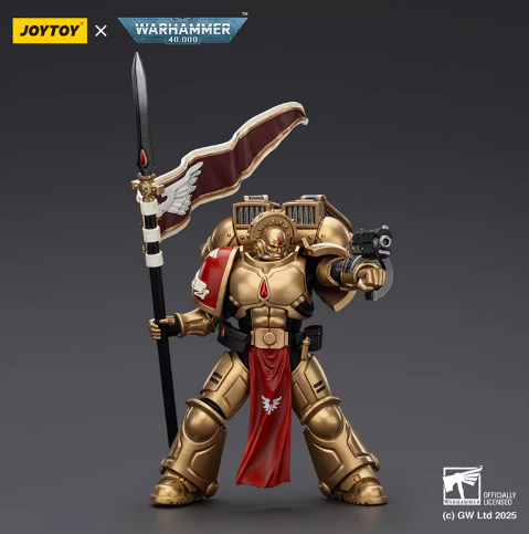 JOYTOY  Warhammer 40,000  Scale：1/18  Blood Angels Sanguinary Guard 3 with Angelus Boltgun and Encarmine Spear