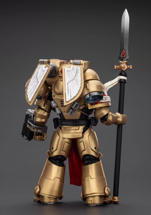 JOYTOY   Warhammer 40,000  Scale：1/18      Blood Angels Sanguinary Guard 2 with Angelus Boltgun and Encarmine Spear
