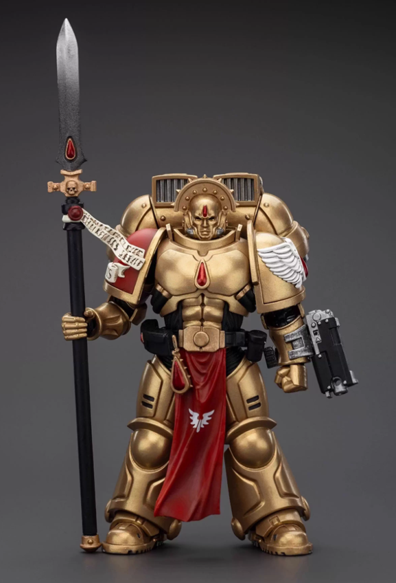 JOYTOY   Warhammer 40,000  Scale：1/18      Blood Angels Sanguinary Guard 2 with Angelus Boltgun and Encarmine Spear