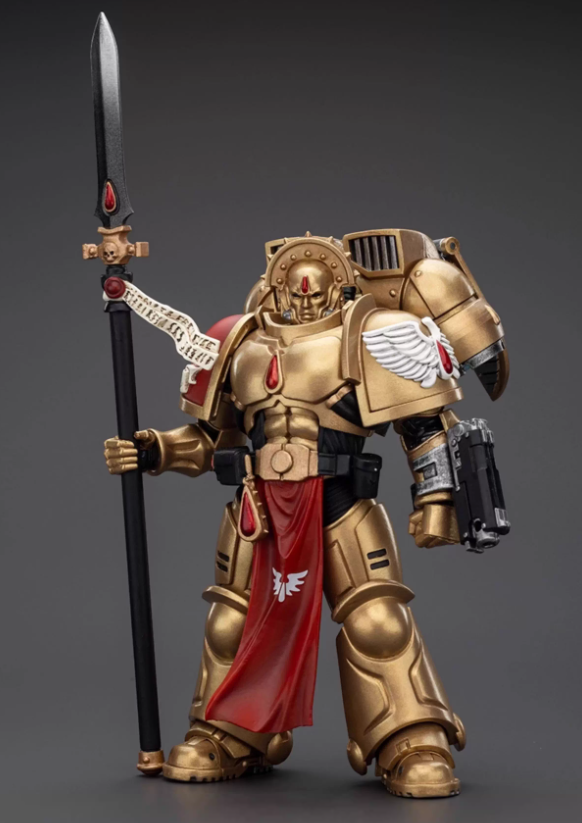 JOYTOY   Warhammer 40,000  Scale：1/18      Blood Angels Sanguinary Guard 2 with Angelus Boltgun and Encarmine Spear