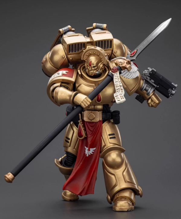 JOYTOY   Warhammer 40,000  Scale：1/18      Blood Angels Sanguinary Guard 2 with Angelus Boltgun and Encarmine Spear
