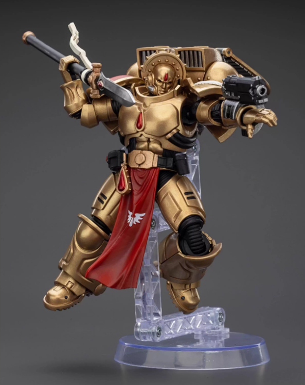 JOYTOY   Warhammer 40,000  Scale：1/18      Blood Angels Sanguinary Guard 2 with Angelus Boltgun and Encarmine Spear
