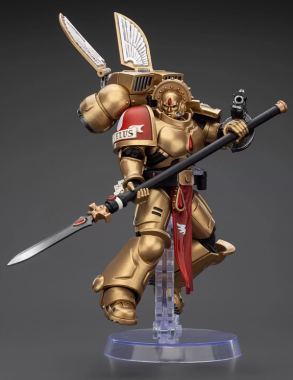 JOYTOY   Warhammer 40,000  Scale：1/18      Blood Angels Sanguinary Guard 2 with Angelus Boltgun and Encarmine Spear