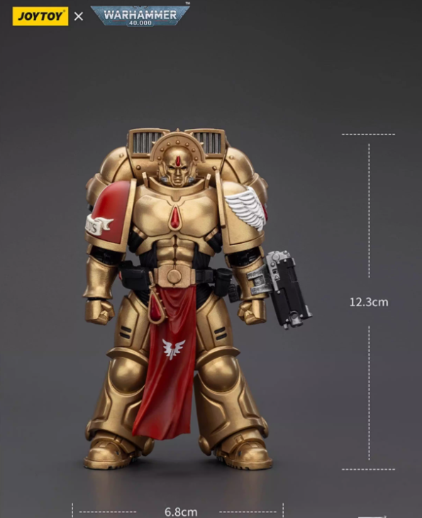 JOYTOY   Warhammer 40,000  Scale：1/18      Blood Angels Sanguinary Guard 2 with Angelus Boltgun and Encarmine Spear