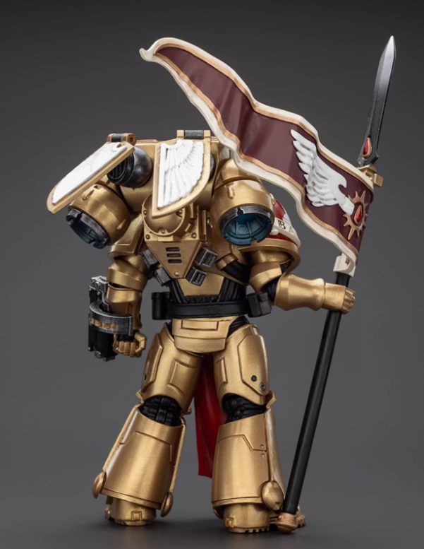 JOYTOY  Warhammer 40,000  Scale：1/18  Blood Angels Sanguinary Guard 3 with Angelus Boltgun and Encarmine Spear