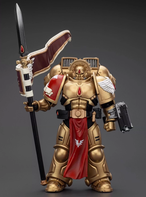 JOYTOY  Warhammer 40,000  Scale：1/18  Blood Angels Sanguinary Guard 3 with Angelus Boltgun and Encarmine Spear