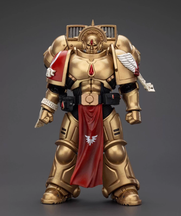 JOYTOY  Warhammer 40,000  Scale：1/18  Blood Angels Sanguinary Guard 1 with Inferno Pistol and Encarmine Blade