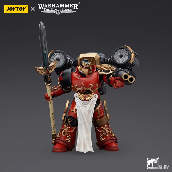 JOYTOY    Warhammer The Horus Heresy  Scale：1/18  Blood Angels Dawnbreaker Cohort Dawnbreaker Champion