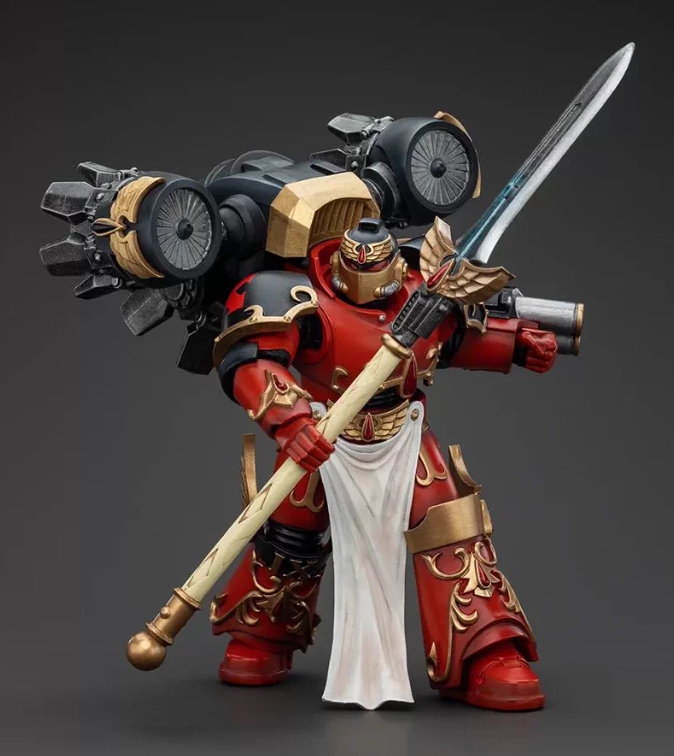 JOYTOY    Warhammer The Horus Heresy  Scale：1/18  Blood Angels Dawnbreaker Cohort Dawnbreaker Champion