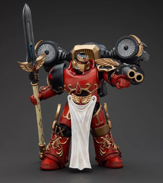 JOYTOY    Warhammer The Horus Heresy  Scale：1/18  Blood Angels Dawnbreaker Cohort Dawnbreaker Champion