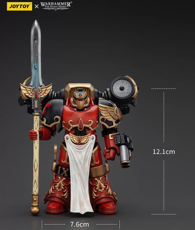 JOYTOY    Warhammer The Horus Heresy  Scale：1/18  Blood Angels Dawnbreaker Cohort Dawnbreaker Champion