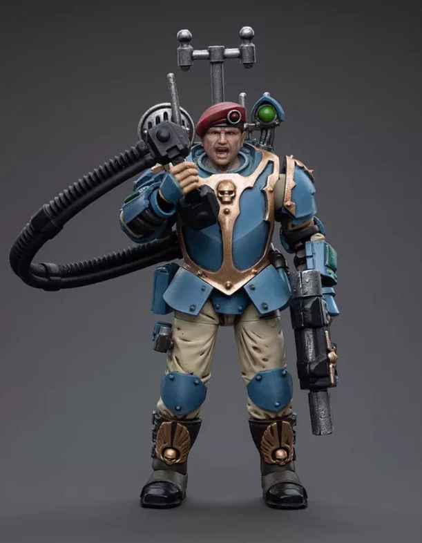 JOYTOY  Warhammer 40,000  Scale:1/18  Astra Militarum Tempestus Scions Command Squad 55th Kappic Eagles Vox Operator